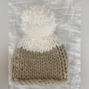 Free People Cozy Up Color Block Pom Beanie